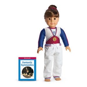 American Girl Doll USA Gymnastics Set with Book